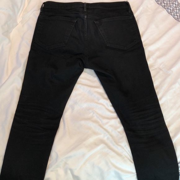 Frame L’Homme Skinny Noir Jeans Size 31 - Picture 2 of 4